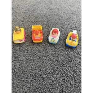 Fisher-Price Little People Disney Princess Wheelies Car Set 4 Pieces